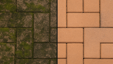 Driveways and patios often suffer from moss, algae, and general grime, making them slippery and unattractive. We use professional methods to deep clean and restore their original look. This makes outdoor areas safer, especially in wet weather, and greatly improves kerb appeal. Clean driveways and patios also last longer by reducing weed and moss damage. The result is a space you can be proud of.